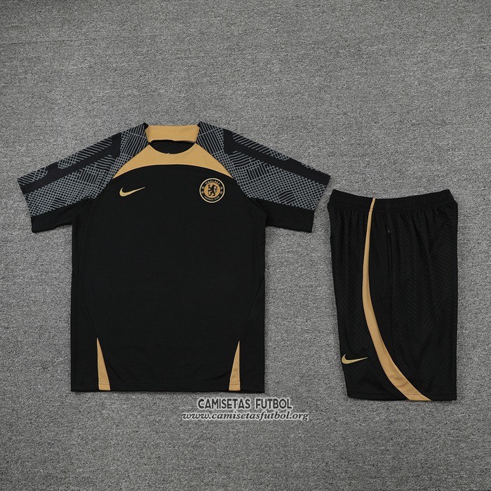 Chandal del Chelsea Manga Corta 2022/2023 Negro - Pantalon Corto